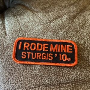 Source Unknown Orange and Black Patch